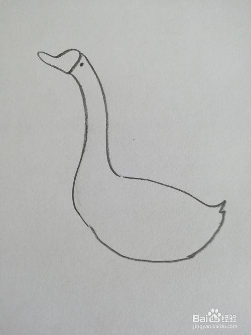 鹅的简笔画怎么画