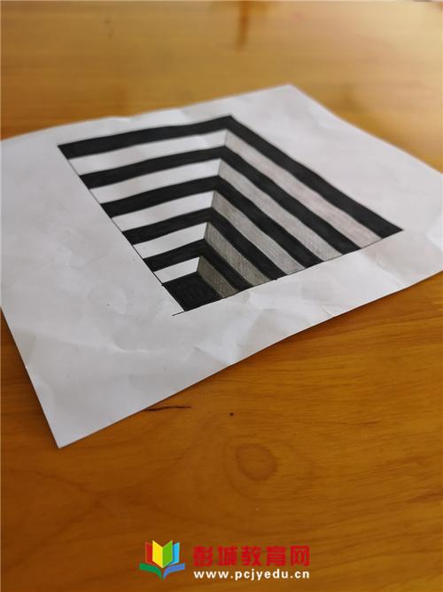 北辰小学创意美术课:3d立体画