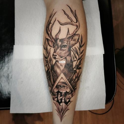 鹿头纹身_纹身_美妆_彩妆