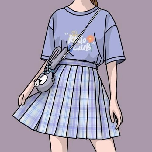 jk制服女生动漫头像