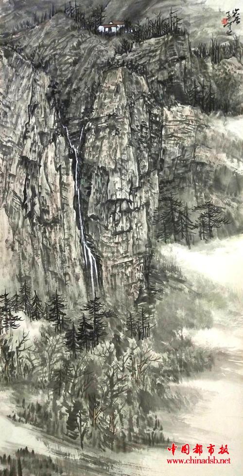 "心无所住"----画家李雁飞的国画山水