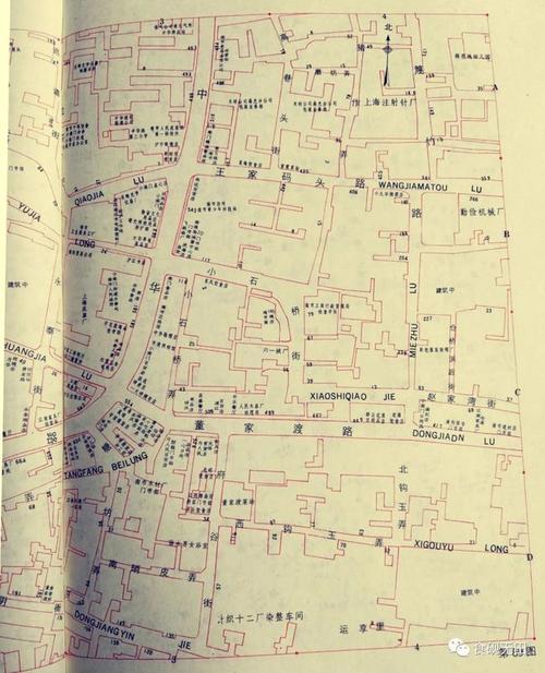 西钩玉弄等(1989年版《上海商用地图》图69-2)题图2:董家渡路,南仓街