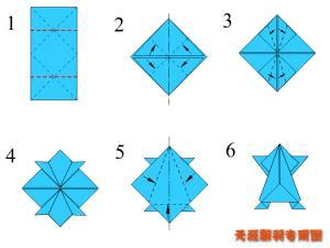 【折纸】简单的青蛙折法