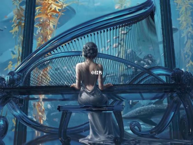 wlop鬼刀系列之弹琴的冰公主_鬼刀_影视_动漫_动漫其他