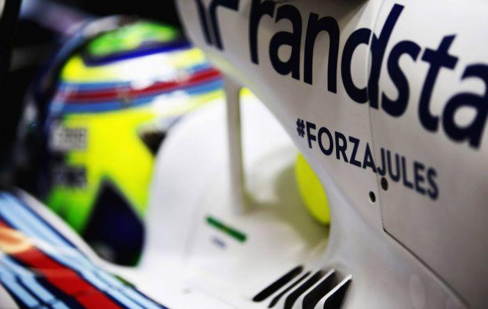 f1车队与车手在俄罗斯站为bianchi集气
