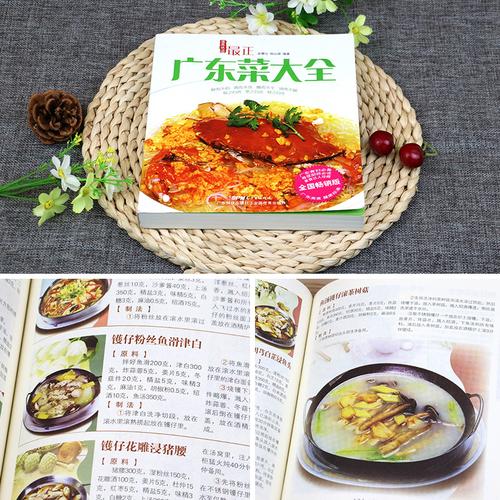 大全书籍菜谱食谱家常菜最正广东菜粤菜家用厨师菜谱