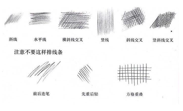 素描排线方法及线条的二维空间关系-北京画室