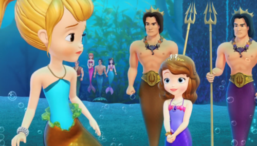 小公主苏菲亚:苏菲亚助美人鱼回家,好在爱丽儿及时