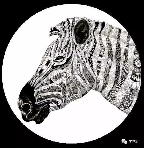 干货篇教你5步画好一幅线描装饰画