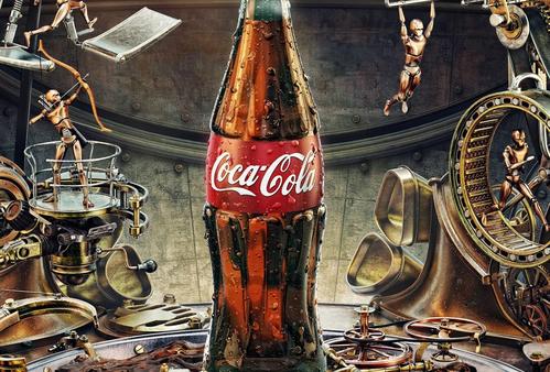 可口可乐海报设计
