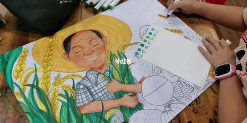 我心目中的英雄—袁隆平 主题儿童画_儿童画_袁隆平_创意儿童画_文化