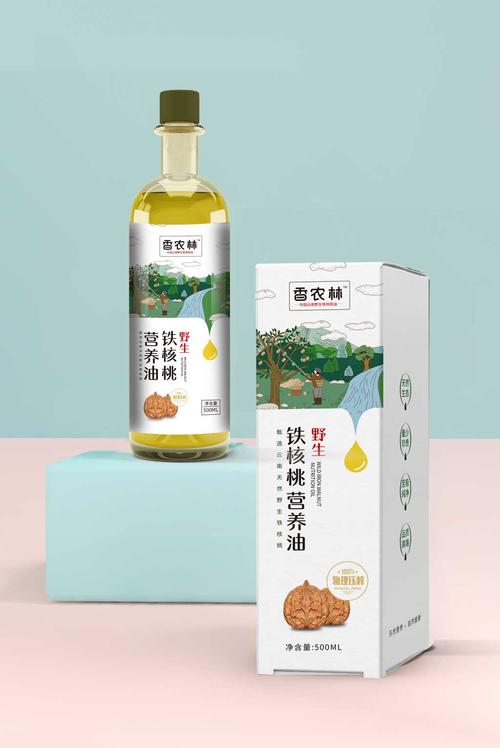 核桃油包装设计