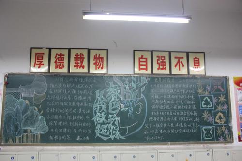 陕西省西安中学高2022届黑板报展评