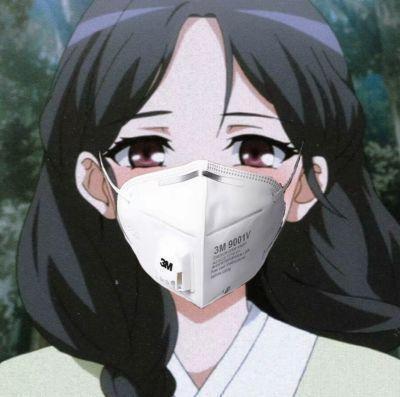 动漫戴口罩头像
