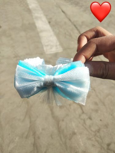 这是我自己用口罩做的手链,好看就点个赞吧_手链_口罩