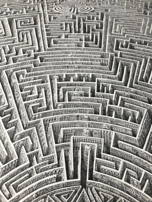 这幅素描耗时1年半画完后直接封神网友眼睛都看不过来