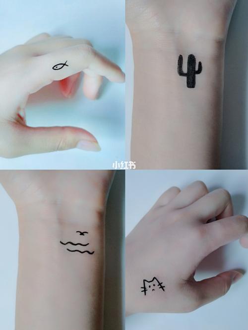 可以画在手上的手绘小图案_手绘_文化_绘画