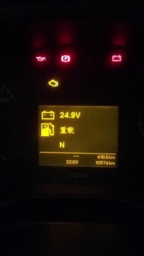 中国重汽豪沃消防车仪表盘标识意思,求解.