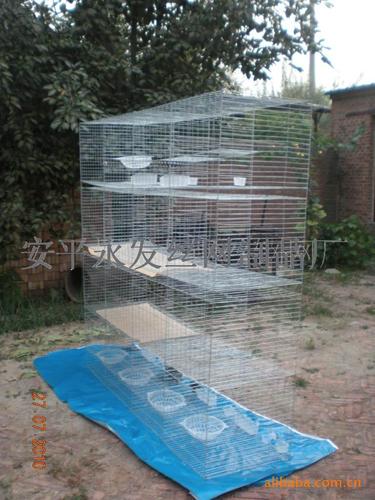 加粗 鸽笼16笼位鸽笼 鸽子笼配对笼/肉鸽笼/4层鸽笼