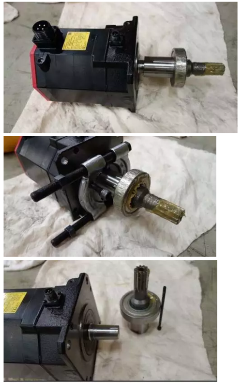 2.4 更换新马达,安装输入齿轮