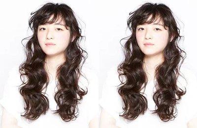 发量少头发这样烫绝对美 适合发量少的长发烫发发型