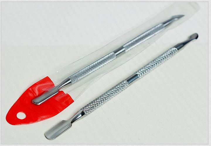 美甲工具死皮推双头钢推死皮刀光疗甲指甲去死皮卸除工具