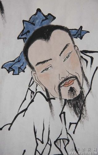 范曾人物画(茶圣)
