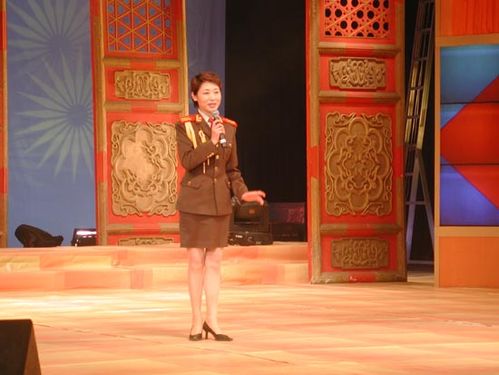 《军营笑星大拜年》——主持人卫晨霞 央视国际 2005年01月24日 10