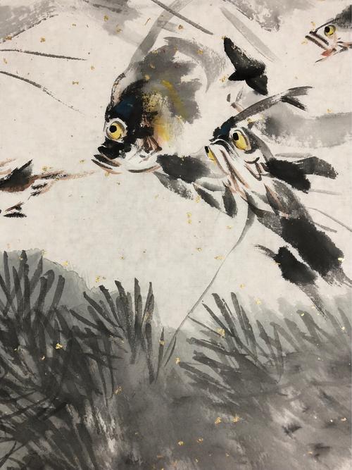 央视书画频道录制陈葆棣花鸟画《一日一画》