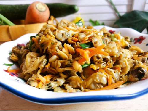 花甲肉好吃的做法,麻辣鲜香,很适合当作下酒菜