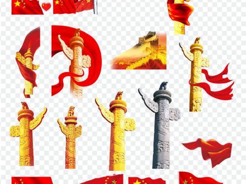 简笔画华表柱颜色