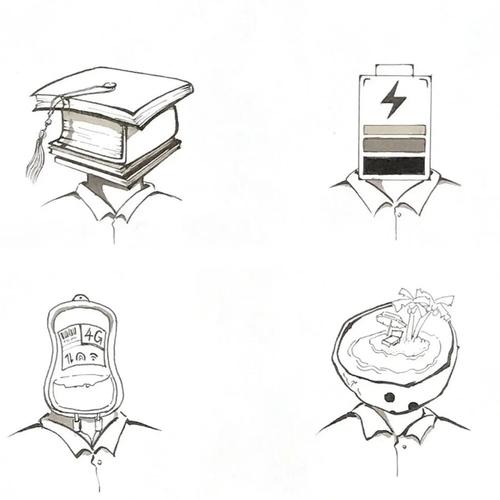 手法放大人物形象,性格,特征或职业93通过头部替换完成创意图形06