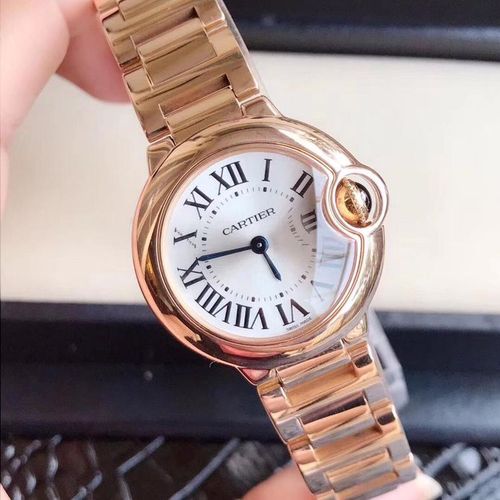 卡地亚蓝气球系列小号286黄金女表