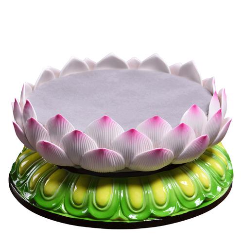 莲花座佛像佛座供奉台底座陶瓷观音菩萨坐台神像加高