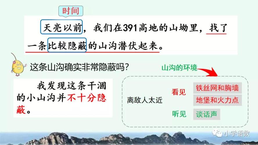 部编版六级年语文上册第9课《我的战友邱少云》图文讲解