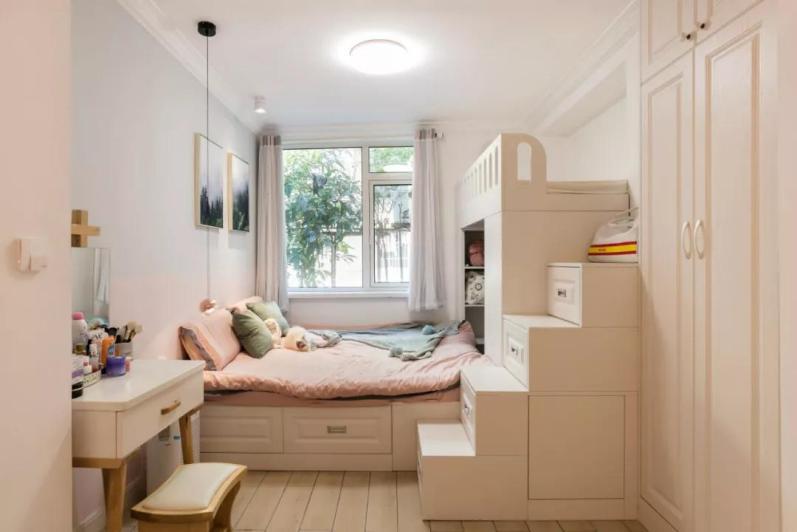 装修案例-----60平旧房改造,主卧双层榻榻米设计,太实用了!