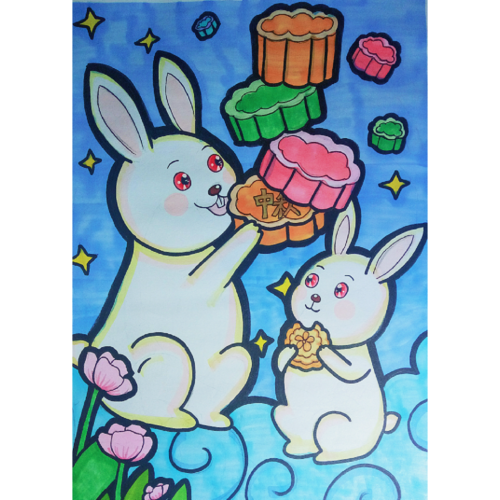 中秋节儿童图画