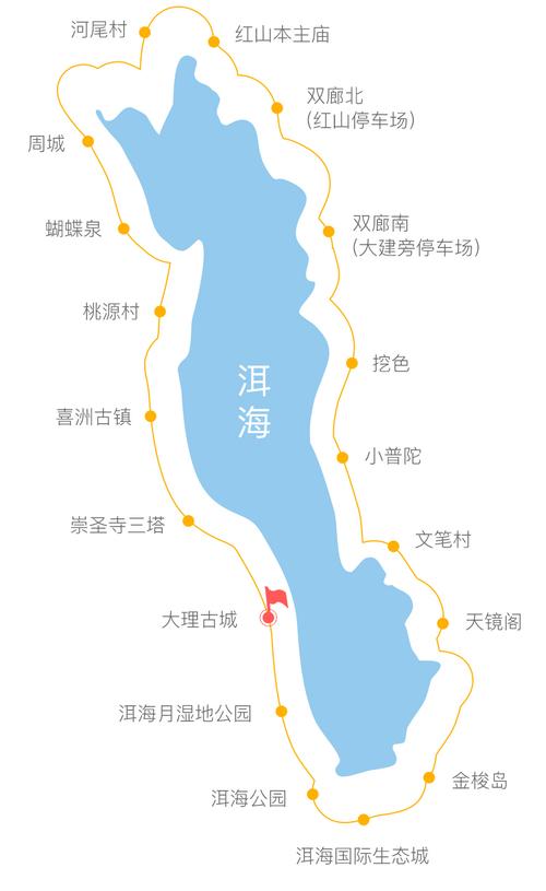 大理住宿 下关镇住宿 龙湾海景观双卧四人公寓l7 提前2天预订·环洱海
