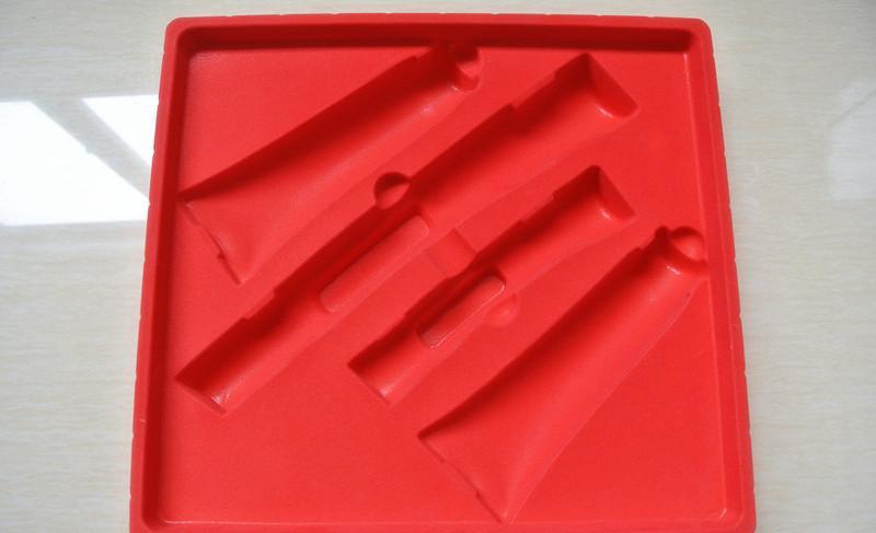 彩色植绒吸塑 pvc吸塑 化妆品吸塑制品 厂家供应