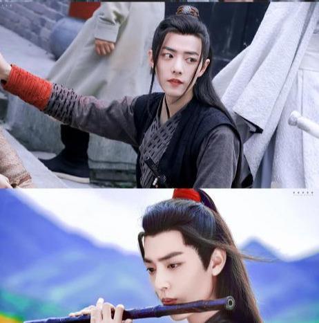 肖战古装造型盘点:"虾须"刘海,半马尾发型,简单还帅气