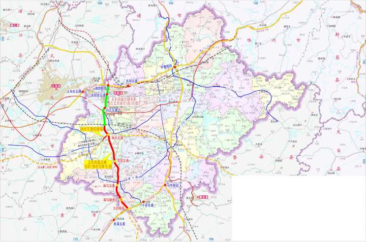 义东高速东阳(南市至南马)段开工建设,今后往返横店影视城更方便了