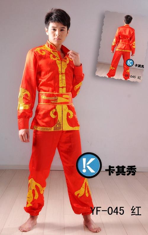新款东北二人转好日子民族服装男款演出服秧歌舞蹈服表演服腰鼓舞