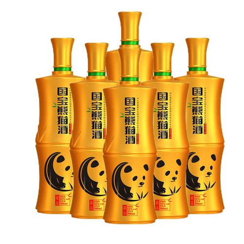52°团圆国宝熊猫酒(藏品)500ml 浓香型白酒 *6瓶装