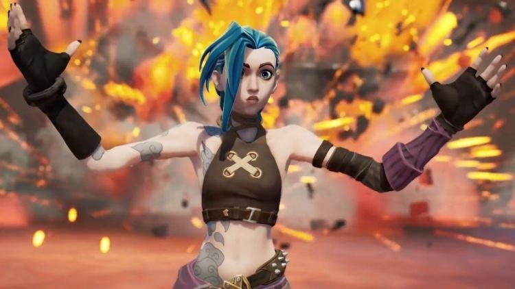 英雄联盟双城之战金克斯将登陆堡垒之夜