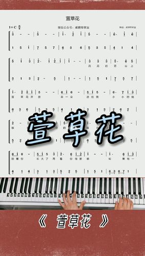 你好,李焕英《萱草花》 钢琴简谱教学_钢琴_耳机_钢琴