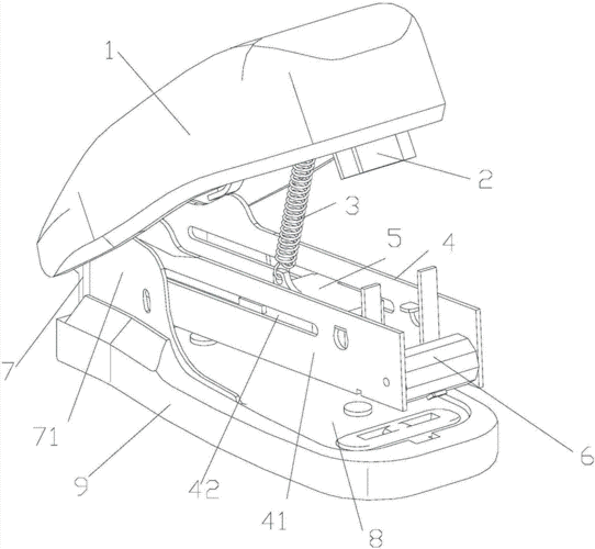 一种可记录装订顺序的订书机制造技术