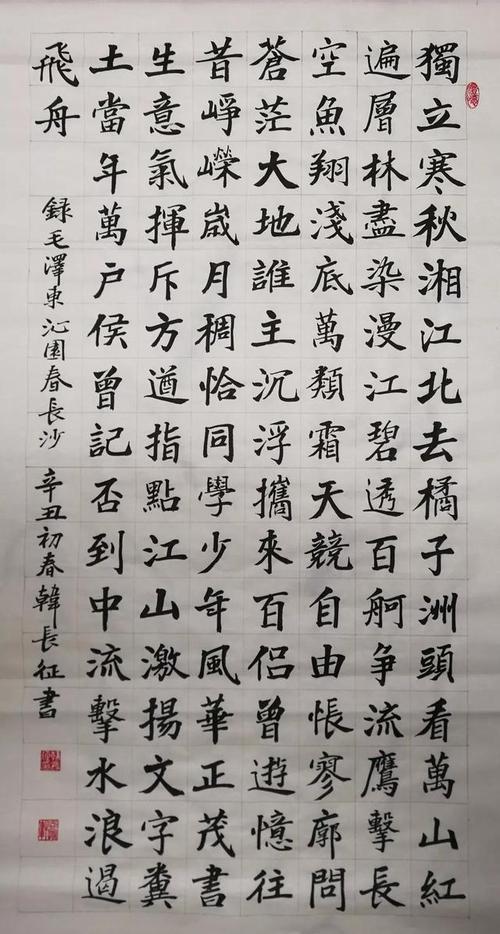 书法山水风景画面竖式条幅_九鱼荷花图竖画_书法教案竖画模板