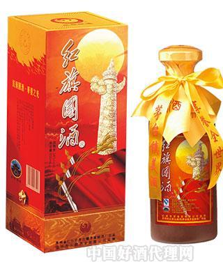 红旗国酒精装单支500ml