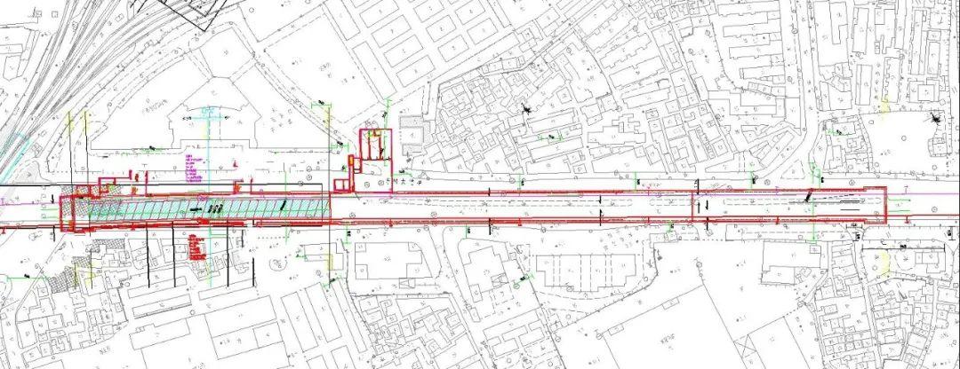 直击l广州地铁十一号线石围塘站即将围蔽施工