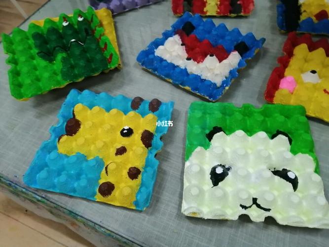 幼儿园创意环创 | 蛋托上作画_环创_幼儿园_幼儿_创意